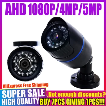 SKUTEČNÉ SONY CHIP, 720P 1080P 4MP 5MP AHD KAMERA 2MP Digitální FULL HD Mini CCTV Bezpečnostní KAMERY Venkovní Vodotěsné IP66