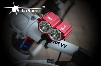 SolarStorm Kolo LED Světlo Dobíjecí Světlomet Půjčovna LED Světlo 3 Režim Vodotěsné Kolo Přední Světla LED Světlomet
