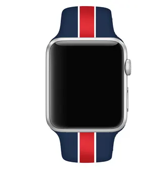 Sport Popruh pro apple watch band 6 se iwatch5 4 3 2 kapely 44 40 mm 42 38mm vytištěný vzorek Correa Silikonový náramek watchband pásem