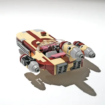 Star Set Wars MOC lukův X-34 Soro Suub Land speeder Bojovat Stavební Bloky Ligy Hrdina Obrázek Vzducholoď Cihly Děti Shromáždění Hračky