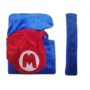 Super Mario Unisex Děti, Dospělé Cosplay Kostým Oblečení Na Spaní Pyžamo Noc Župan Župan Cape Plášť