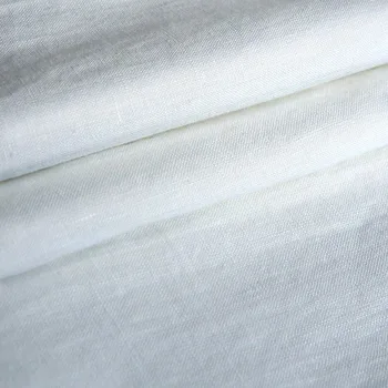 Super šířka 280 cm, Lněné Tkaniny pro ložní prádlo listů 110 cm široká bílá modrá šedá barvy 10 metrů malé velkoobchod