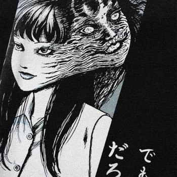 Tomie Junji Ito T Košile Muži Bavlna T-shirt Krátké Rukávy Hororové Manga Uzumaki Evangelion akira shintaro kago Tee Oblečení Merch