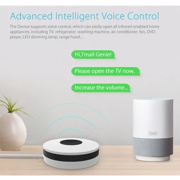 Tuya WiFi IR Dálkové Ovládání Podpora Alexa Google Domov Pro klimatizaci, TV, Wi-fi Smart Home Infračervené Inteligentní domácí automatizace
