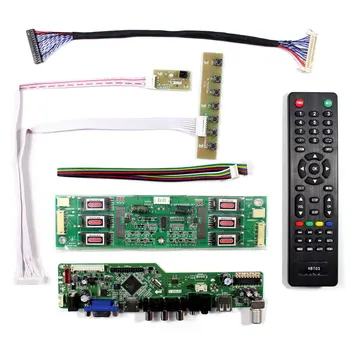 TV HD MI VGA, AV, USB LCD Controller Board pro 20.1 inch-21.3 palcový M201UN02 LM201M2 1600x1200 6CCFL OPRAVIT 30Pin 2ch 8bit LCD Displej