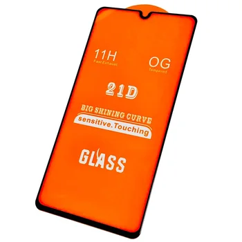Tvrzené ochranné sklo pro Xiaomi Redmi 9C s černým rámečkem plné lepidlo