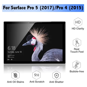 Tvrzené Sklo Screen Protector Pro Microsoft Surface Pro 6 5 4 12.3 Palcový Tablet Ochranné Fólie na Povrchu Pro6 Pro5 Pro4