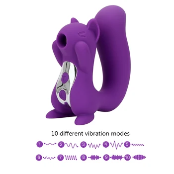 VATINE 10 Frekvence Bradavky Sucker Sací Veverka Vyřezávat Jazyk multifunkční Vibrátor Klitorisu Stimulátor Lízání Vibrátor