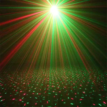 Venkovní Stěhování celé Obloze Hvězda Vánoční Laser Projektor DJ Stage Disco Světla Červená Zelená Zahrada Trávník Lampa Svátky Osvětlení