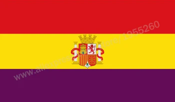 Vlajka Španělsko (1931-1939) Vlajka Druhé španělské Republiky 3 x 5 FT 90 x 150 cm Španělsku Vlajky, Bannery