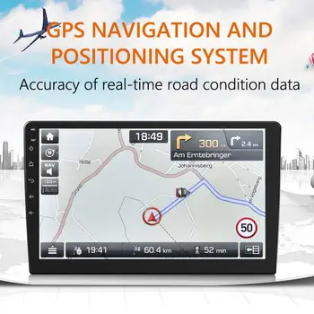 VODOOL Android 9.0 Auto Stereo Double DIN GPS Navigace, Bluetooth, WiFi, FM Rádio 10 palcový IPS Obrazovky V Dash hlavní Jednotka Přijímač
