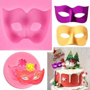 Vánoční stromeček večírek, karneval, maska 3D silikonové formy, dekorace pryskyřice silikonové DIY forma Vánoční série crystal epoxidové pryskyřice