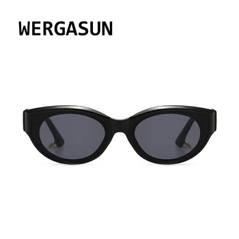 WERGASUN Nové Módní Značka Designer Kočičí Oko Ženy, sluneční Brýle, Ženy Gradient Bodů Sluneční Brýle Velký Oculos feminino de sol