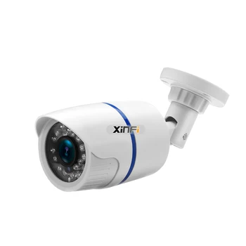 XINFI HD 1080P PoE IP Kamera 2MP IR Laser Noční Vidění, Vnitřní/Venkovní Vodotěsné ONVIF P2P CCTV Síťová Kamera s USB LED Dárek