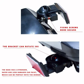 YASOKRO Auto Blind Spot Zrcadlo Otáčení o 360 Stupňů Nastavitelné zpětné Zrcátko Širokoúhlý Objektiv pro Parkování Pomocné Zrcadlo