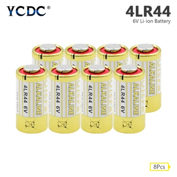 YCDC 8ks 4LR44 6V 150mAh Suché Alkalické Baterie Pro Výcvik Psů Obojky A544 4034PX PX28A 4G13 PX28L 476A K28A L544