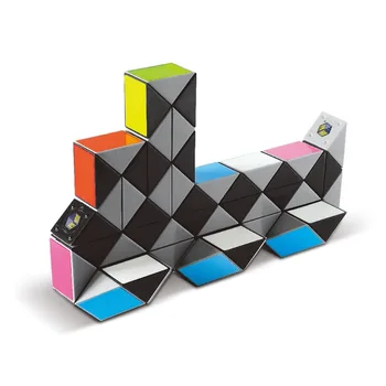 YUXIN 3D Barevné Modelování Magic Vládce Kostka 72 Segmentů Twist Snake Cube Puzzle Kid Vzdělávací Hračka pro Děti Dárky
