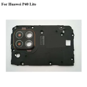 Zadní kryt Doprostřed Rámu Rámeček Pro Huawei P40 Lite Kryt Baterie Bydlení s Zadní Kamera, Skleněné čočky Pro Huawei P 40 Lite