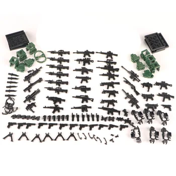 Zbraní Zbraň Pack Navy Stavební Bloky Pořádkové policie Swat Tým Voják Příslušenství Postava Série Hraček Armáda Simulace války