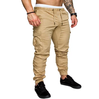 ZOGAA 2020 Nový Mužů Cargo Kalhoty Hip Hop Harém Běžci Pytlovité Kalhoty 6 Barev Slim Legíny Elastické Kapsy Cargo Kalhoty pro Muže
