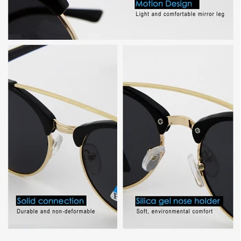 Ženy, Sluneční Brýle Muži Polarizované Modré Barevné sluneční Brýle Jízdy Designu Značky Zrcátka Bod Brýle Módní 2021 Žena UV400