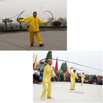 1.5 m/2m Znělo Kožené Biče Wushu Kungfu Biče Fitness Biče, Kožené Biče Biče Shaolin