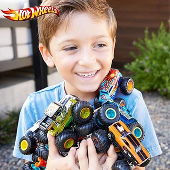 1:64 Hot Wheels Monster Stopy Odlitek Auta Hračky Kolekce Model Nákladní automobily Sortiment Kovových 2020 Kluky, Hračky pro Děti, Děti, Dárky