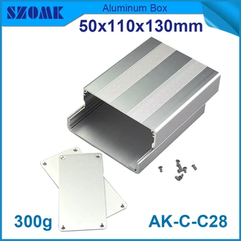 1 ks hliníkový kryt junction box estuche herramientas electronica hliník zesilovač podvozek diy box 50*110*130 mm