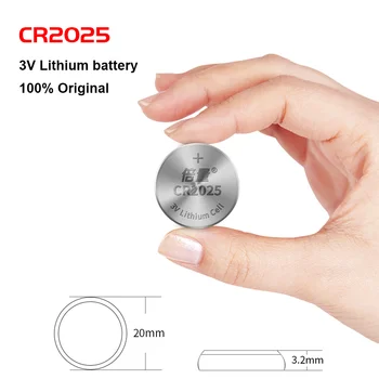 10ks CR2025 Tlačítko 3V Lithiová Baterie Pro Hodinky, Hračky, Dálkové Ovládání, Kalkulačka knoflíková baterie cr 2025 Originální