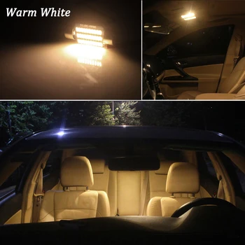13Pcs dokonalé Bílé bez Chyb Canbus LED vnitřní kosmetické Zrcadlo, Dome, Mapa, Kufr, světla Kit Pro Volkswagen VW Tiguan 5N (2009+)