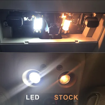 15Pcs bez Chyb Interiéru Vozu LED Světla Kit Pro 2013-2018 Benz GLA-class X156 pro Nohy Dome, Mapa, Kufr, Dveře Zrcadlo Světlo