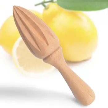 1ks Dřevěné Lemon Squeezer Mini Odšťavňovač Ovoce Oranžové Citrusové Šťávy Extractor Výstružník Nové Multifunkční Kuchyňský Nástroj