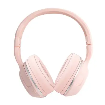 1ks Roztomilý Dospělých styl S Mikrofonem Headset Sluchátka Růžová Sluchátka Stereo Hudby Sluchátka Herní Sluchátka Pro Holku, Dárek