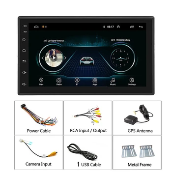 2 Din Android9.0 autorádia s GPS Navigací 7