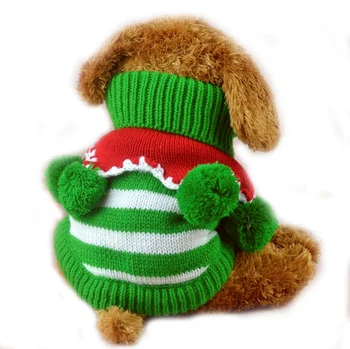 2019 hot prodej Vánoční psí svetry pro malé psy kabáty roztomilých půvabný pro domácí zvířata bavlna zimní