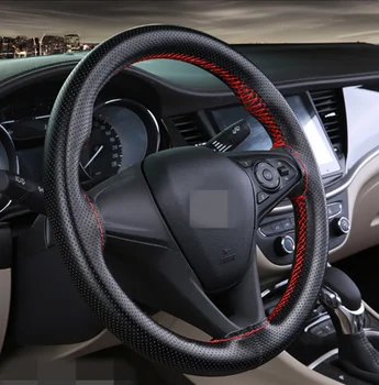 2020 Auto Volantu Kryt Umělé Kůže Car Styling pro Dodge Journey Juvc Nabíječka Durango Cbliber Dart Sxt