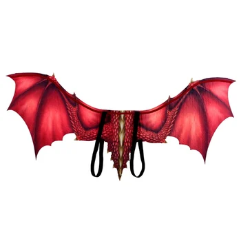 2020 Non-Tkané Tkaniny Realistické 3D Dragon Wing Halloween, Mardi Gras Drak Kostým Cosplay Halloween Kostým Pro Dospělé!