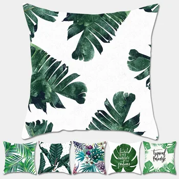2020 nové DOPLŇKY v Severském stylu tropické rostliny povlak na polštář bytové dekorace domácnosti jednoduchý styl