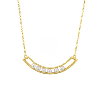 2020 Nové Imitace Perla Zlatý Řetěz Přívěsek Náhrdelník pro Ženy Módní Vynikající Klíční kost Řetěz Luxusní Šperky Velkoobchod Dárek