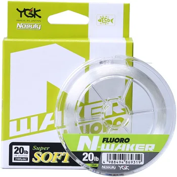 2020 Nové YGK N-WACKER vlasec Silný Odolnost proti Opotřebení Rocky nit Fluor Carbon Transparentní Monofil FC přední linii