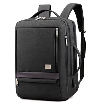 2020 Nový Muži Batoh Laptop Bag Mužské BusinessTravel Batohy USB Nabíjení Školní Tašky Mochilas Pro Muže Kluci Student Masculina