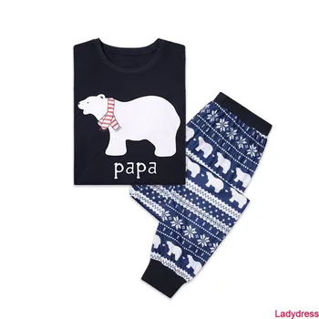 2020 nový Rodinný Vánoční Pyžamo Set Rodinu Matchig Oblečení X-mas Pjs Rodina Vypadat oblečení na Spaní Matka Dcera Otec Dítě Nightwea