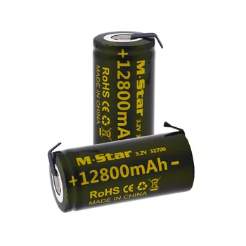 2020 vysokou kapacitou 3,2 V 32700 12800mAh LiFePO4 Baterie 12.8 Ah 35A Kontinuální Vypouštění Maximální Vysoký výkon baterie+Nikl listů