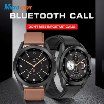2021 Nové Microwear L19 Chytré Hodinky Bluetooth Volání Vodotěsný EKG, Krevní Tlak, Srdeční Frekvence Fitness Tracker Smartwatch L15 L16