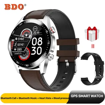 2021 Smartwatch Muž Android Inteligentní Hodinky Náramek S Odpovědí na výzvu Smartwatches Vodotěsné Hodinky Připojen Iphone Xiaomi VS L13