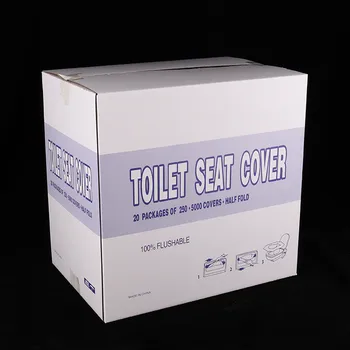250pcs/Box Jednorázové Wc Sedátko Kryt Mat Vodotěsné Toaleta Sedáku Papír Rozpustné Vodou Cestovní Camping vybavení koupelen