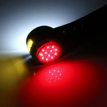 27LED Auto Lampa 2ks/set Auto-styling Pro Nákladní Přívěs, Lampy zadní Světlo 12/24V LED Boční Obrysové Světlo Červená Bílá Kontrolky