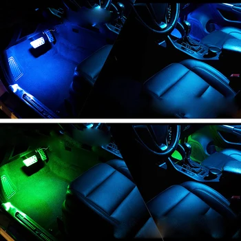 2KS Bez Chyb Canbus RGB LED Dveře Auta Světla pro BMW F10 X1 X3 X5 X6 Z4 M3 MINI R50 R52 R53 E64 E65 E66 E67 E68 F01 F02 E87 E90