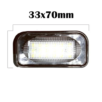 2ks LED Licence Světla Pro Mercedes Benz W220 Auto Počet LED Lampa Pro Benz W220 99-05 Auto spz Světlo