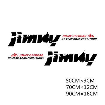 2ks Pro SUZUKI JIMNY Auto Boční Samolepky Vinylové Fólie Auto 4WD offroad Nálepky Automobilové Dekorace Styling Auto, Tuning Doplňky